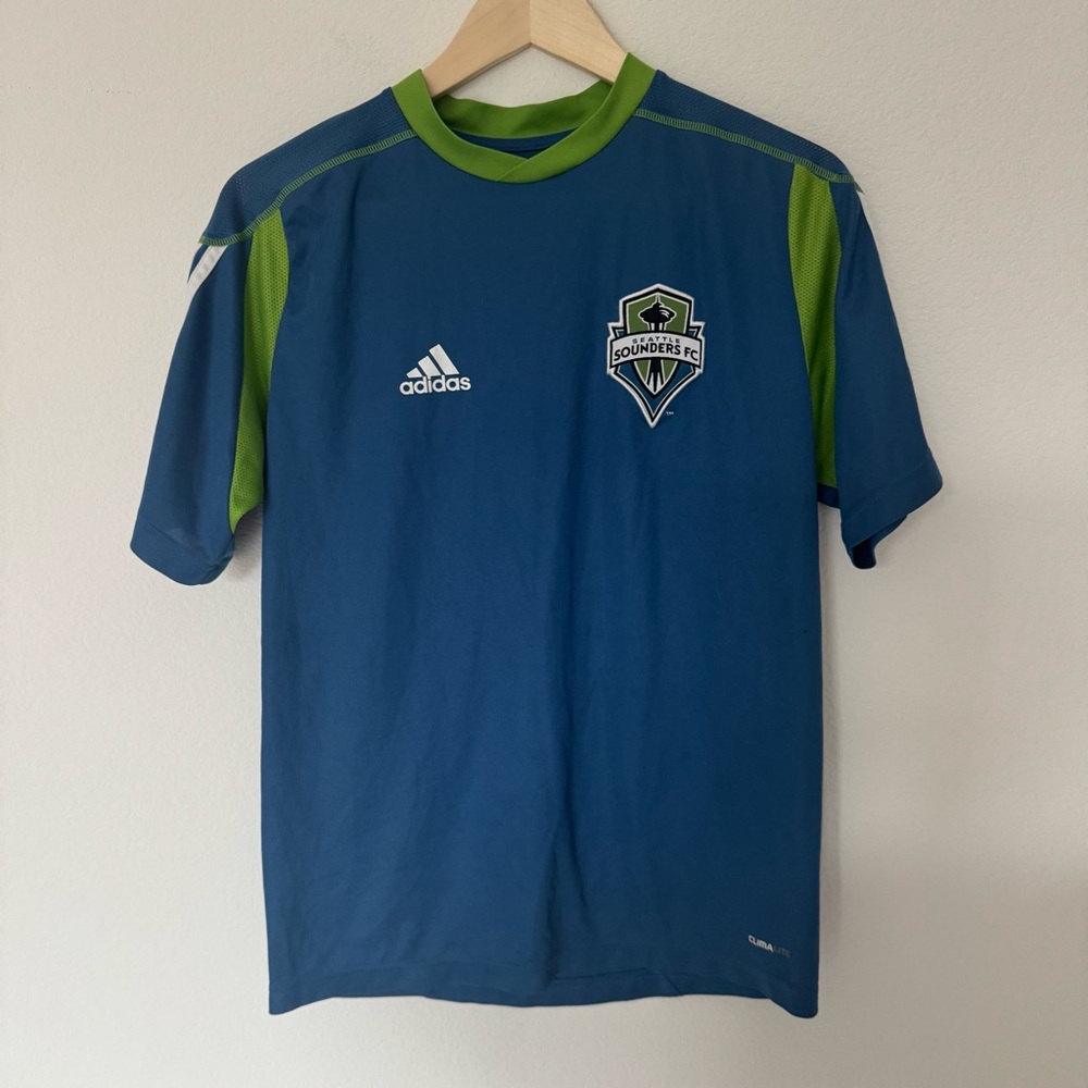 Adidas Seattle Sounders FC Practice Soccer MLS Jersey Kit Mens Size Small